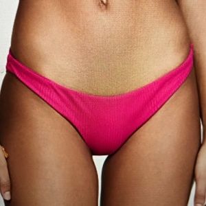 Pink reversible bikini bottoms